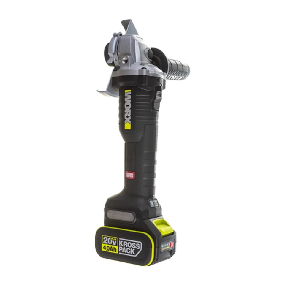 Máy Mài Góc Cầm Tay 20V (1 Pin 2.0Ah, 1 Sạc 2A) Worx WU809.12.2B