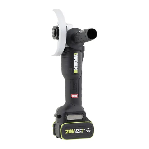 Máy Mài Góc Cầm Tay 20V (1 Pin 5.0Ah, 1 Sạc 2A) Worx WU809.15.2B