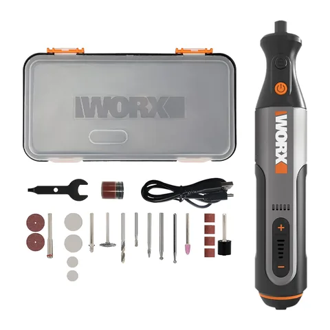 Máy Mài Khuôn Pin (8V, Cổng Sạc Type C, 5 Tốc Độ, 28000r/Phút) Worx WX106