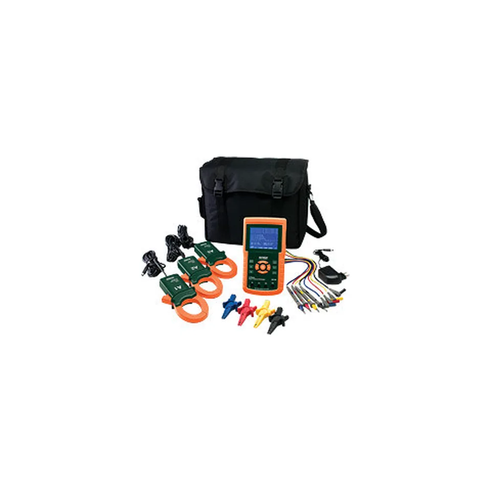Máy phân tích công suất 3 pha kiêm ghi dữ liệu Extech 382100, 1200A