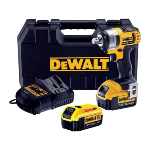 Máy siết bu lông dùng pin 18V Dewalt DCF880M2 (Máy, Sạc, 2pin*4Ah Vali)