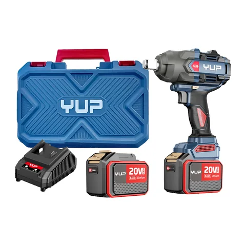 Máy Siết Bu Lông Pin Yupai 20V Lực Siết 1000Nm Đầu 3/4 Inch Full Bộ 2 Pin 8.0Ah - YP20 W1000M