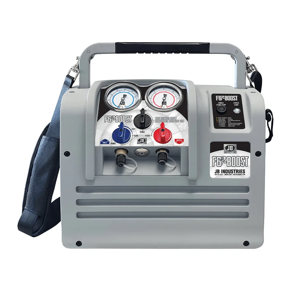 Máy thu hồi gas chống cháy nổ JB Industries F6-Boost động cơ DC không chổi than, hai điện áp