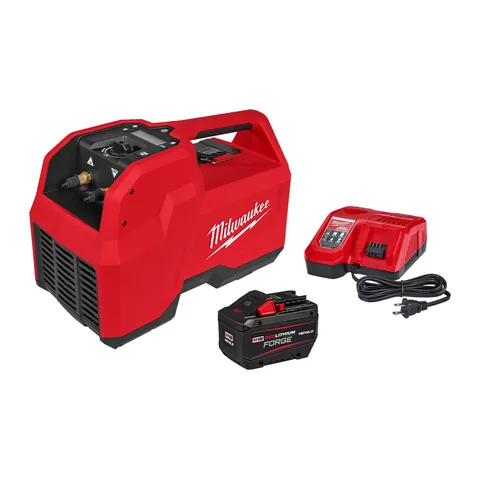 Máy thu hồi gas dùng pin Milwaukee 2938-21 M18 động cơ không chổi than, tương thích A2L