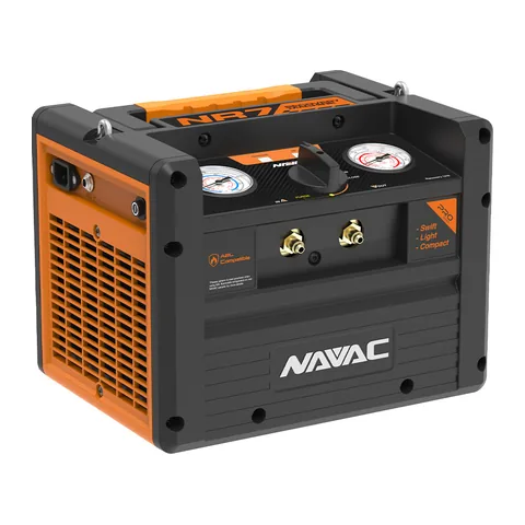 Máy thu hồi gas NAVAC NR7 động cơ không chổi than, tương thích A2L