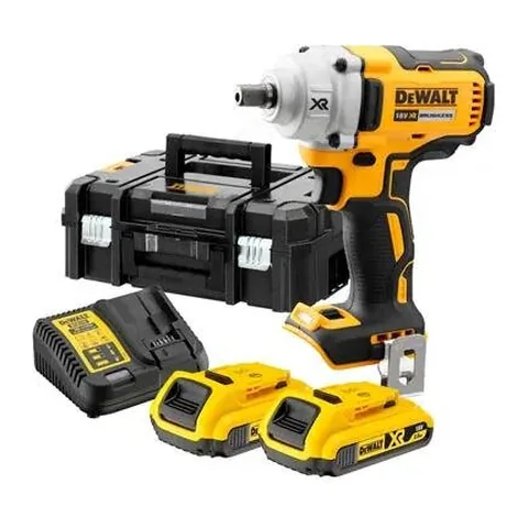 Máy vặn bulong dùng pin Dewalt DCF894D2 (Máy, Sạc, 2pin*2Ah Vali)