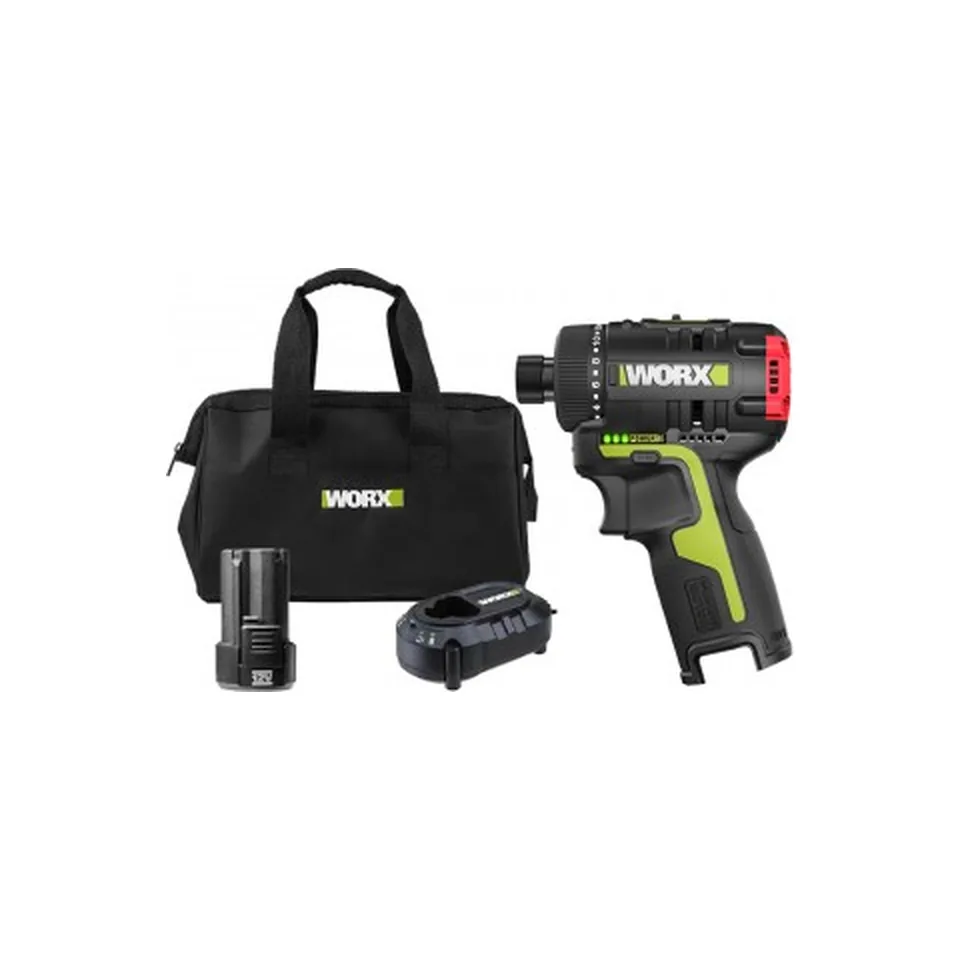 Máy vặn vít cấp trượt dùng pin 12V Worx WU129.1 (1 Pin 2.0Ah, 1 Sạc)