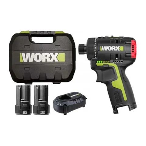 Máy vặn vít cấp trượt dùng pin 12V Worx WU129 (2 Pin 2.0Ah, 1 Sạc)