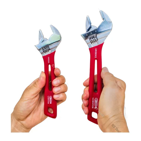 Mỏ Lết Lobster UM49XD Hybrid Ngàm Mở 12-49mm Tay Cầm Bọc Nhựa - Sản Xuất Nhật Bản