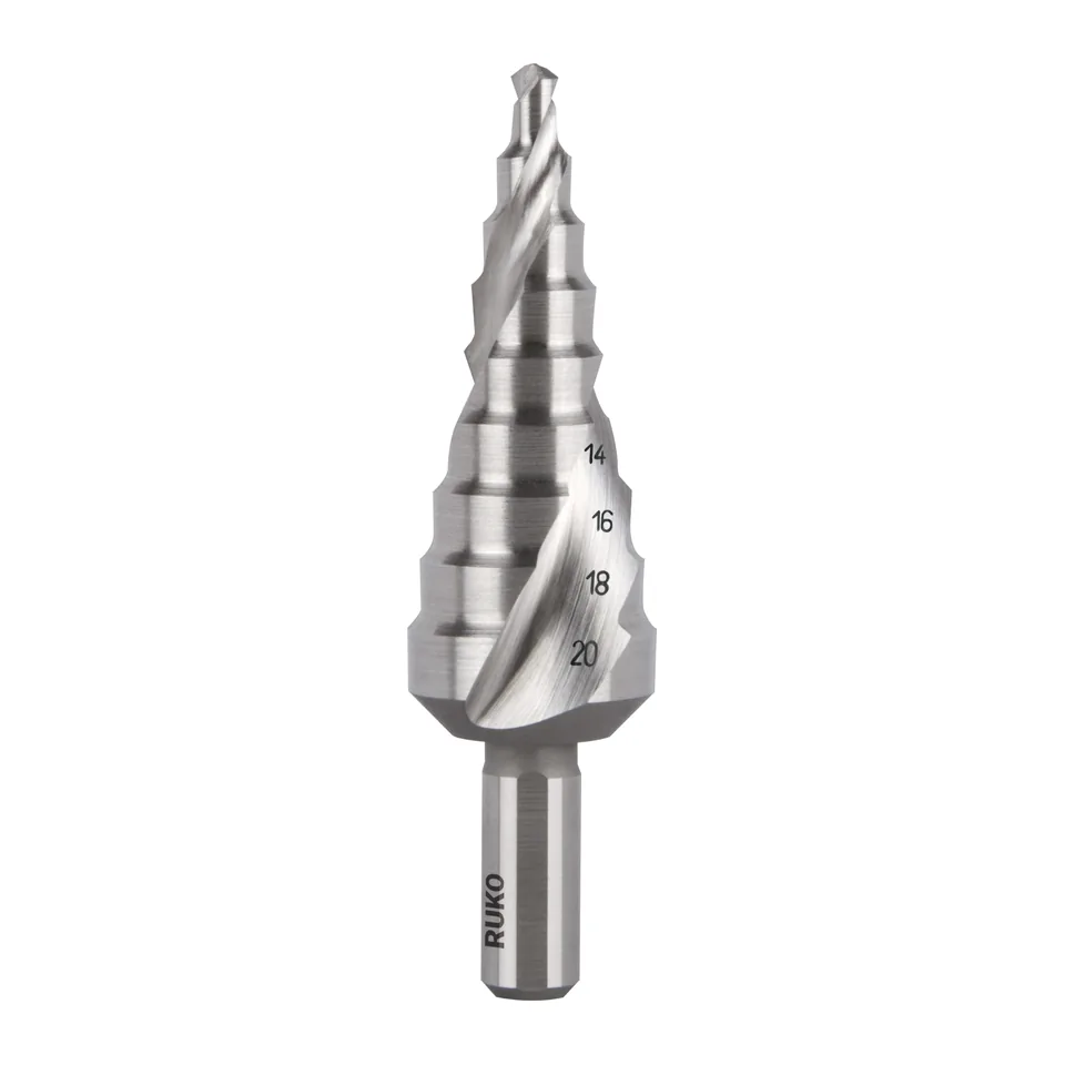 Mũi Khoan Tầng Ruko 9 Bước Spiral 4-20mm