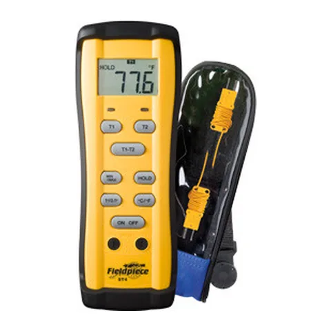 Nhiệt kế hai kênh Fieldpiece ST4 kèm 2 cặp nhiệt điện loại K