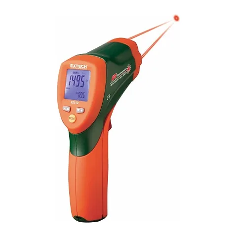 Nhiệt kế hồng ngoại hai tia laser Extech, tỷ lệ 30:1