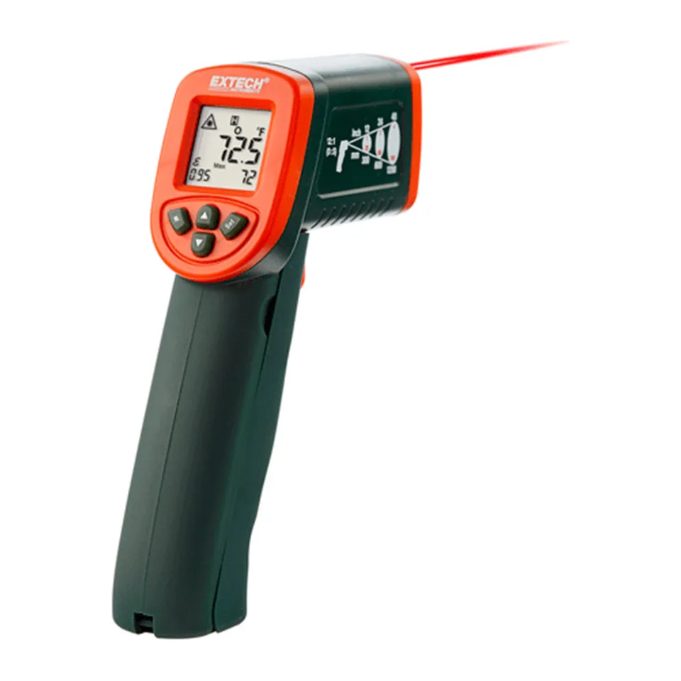 Nhiệt kế hồng ngoại mini Extech IR267 có ngõ vào Type K, tỷ lệ 12:1
