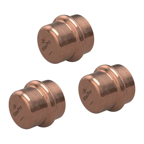 Nút bịt ép ống đồng Conex Bänninger MaxiPro 3/8", gói 3 cái