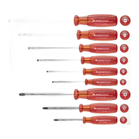 PB Swiss Tools 1465 Bộ Tua Vít 9 Chiếc Cán Cầm MultiCraft