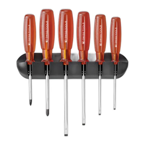 PB Swiss Tools 6244 Bộ Tua Vít Cán Cầm MultiCraft Mũi PH và Mũi Dẹp