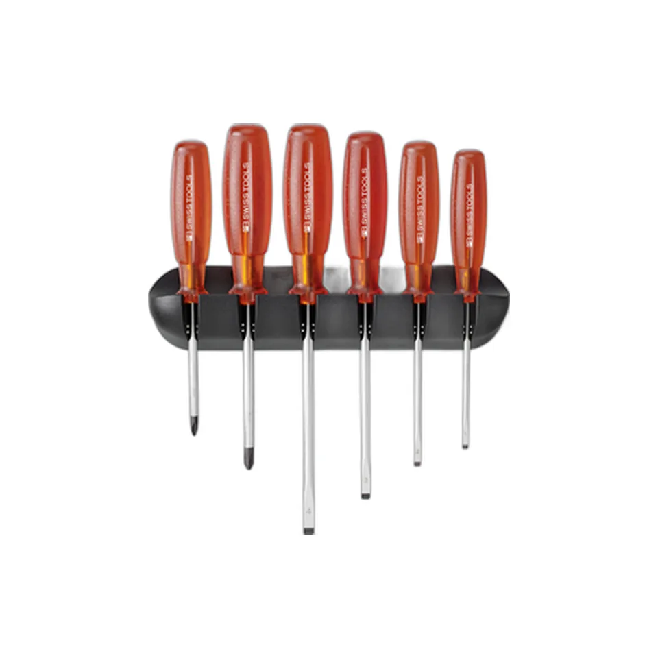 PB Swiss Tools 6244 Bộ Tua Vít Cán Cầm MultiCraft Mũi PH và Mũi Dẹp