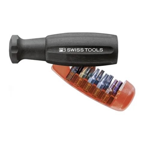 PB Swiss Tools 6510.20 Tay Cầm Gắn Mũi Bit Gồm 10 Mũi Bits