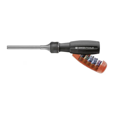 PB Swiss Tools 6510.R-100 Tua Vít Đảo Chiều Gồm 10 Mũi Bits