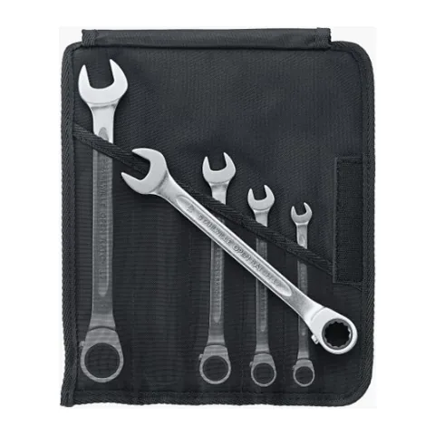 Stahlwille 96411705 Bộ Cờ Lê Tự Động Gồm 5 Chiếc Đầu Cong 15° Có 72 Bánh Răng