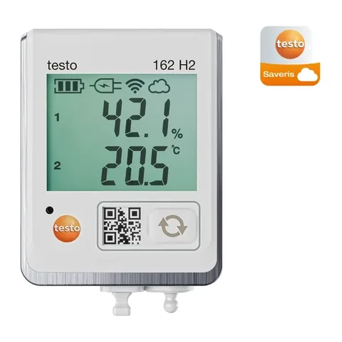testo 162 H2 - Máy ghi nhiệt ẩm online với đầu dò gắn ngoài