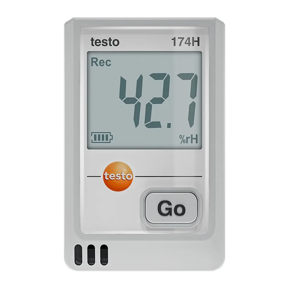 testo 174 H - Nhiệt ẩm kế tự ghi mini với USB-C và phần mềm