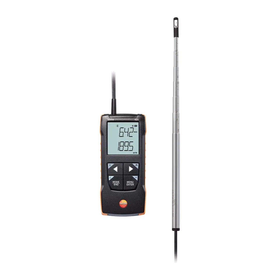 testo 425 - Máy đo vận tốc gió sợi nhiệt - Kết nối App