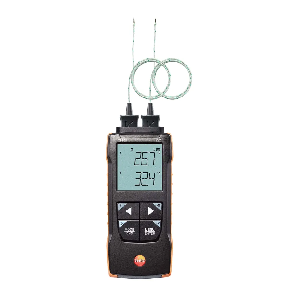 testo 922 - Máy đo nhiệt độ 2 kênh (TC loại K) - Kết nối App