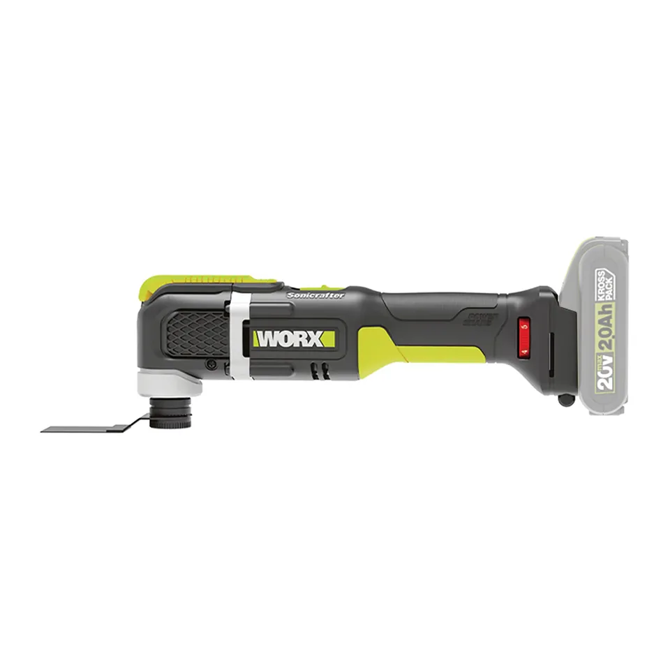 Thân Máy Cắt Rung Dùng Pin 18/20V (Không Kèm Pin Và Sạc) Worx WE696.9