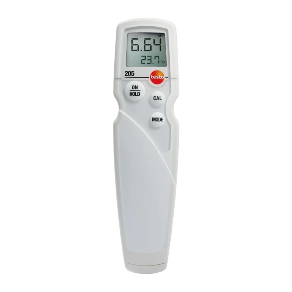 Thiết bị đo pH/nhiệt độ thực phẩm bán rắn - testo 205
