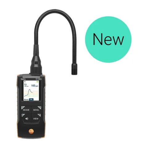 Thiết bị phát hiện rò rỉ kết hợp cho khí gas và môi chất lạnh - testo 515 Ex