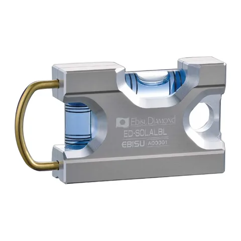 Thước Thủy Nivo Nhôm CNC Ebisu Solid Level Alpha ED-SOLALBL Nhật Bản