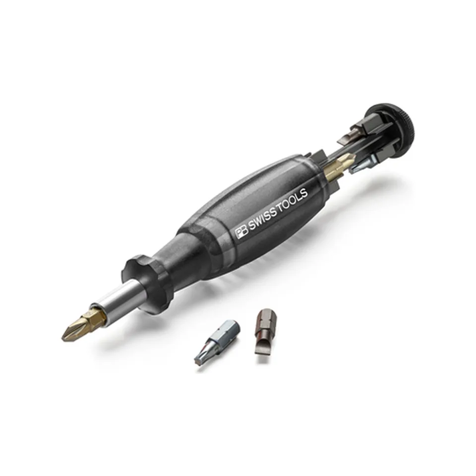 Tua Vít Gồm 8 Mũi Bits Màu Đen Huyền Bí PB Swiss Tools 6464.Black
