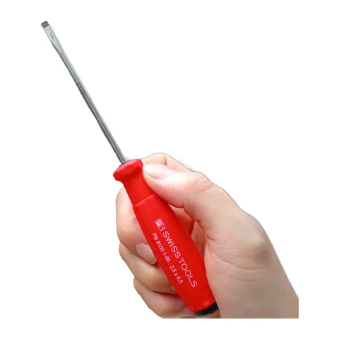 Tô Vít Mũi Dẹp 3.5mm Chiều Dài 180mm Cán Êm PB Swiss Tools 8100.1-90
