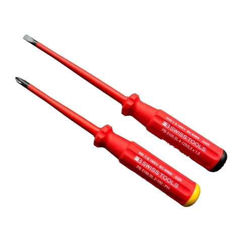 Cặp Tua Vít Cách Điện PB Swiss Tools Mũi Slim PH 2 & Mũi Hai Cạnh 5.5mm