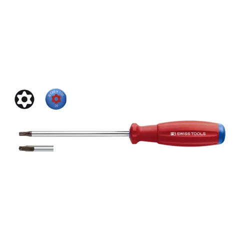 Tô Vít Hoa Thị Torx Có Lỗ T10 Tay Cầm Đỏ PB Swiss Tools 8400.B 10-70