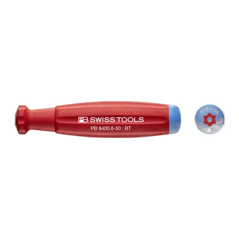 Tua Vít Hoa Thị Torx Có Lỗ T6 Tay Cầm Đỏ PB Swiss Tools 8400.B 6-50