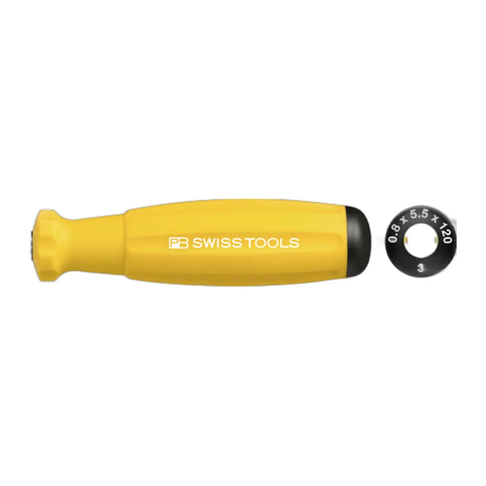 Tô Vít Dẹp 5.5mm PB Swiss Tools 8100.3-120 YE Rainbow Vàng