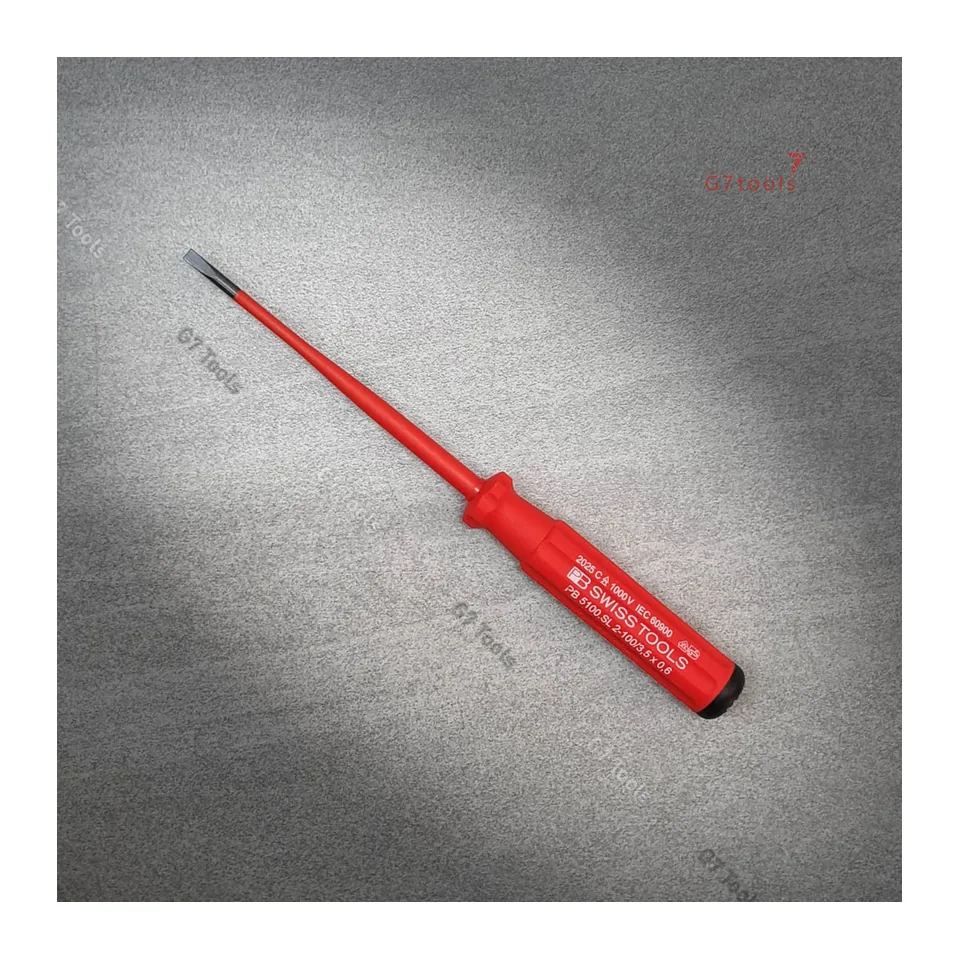 Tua Vít Cách Điện 1000Volt PB Swiss Tools 5100.SL 2 Mũi Slim 3.5mm