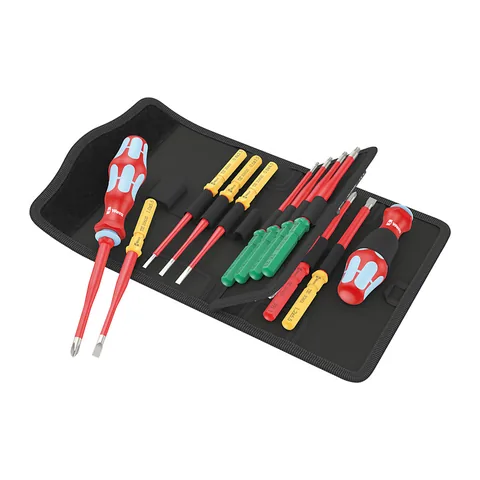 Bộ Tua Vít Wera VDE Thép Không Gỉ Extra Slim 17 Chi Tiết 006631