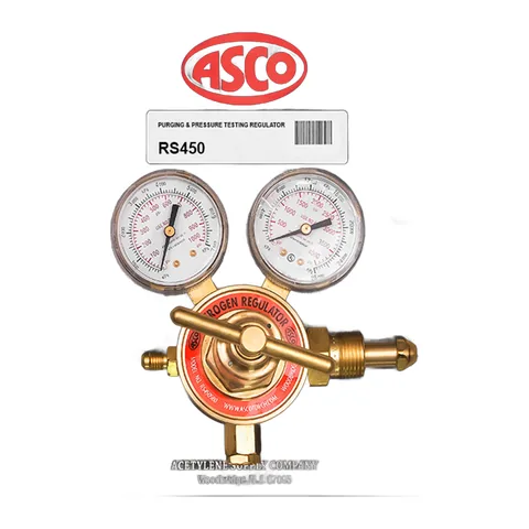 Van điều áp nitơ ASCO RS450 để thổi rửa và thử áp, đầu ra 0-450 PSIG
