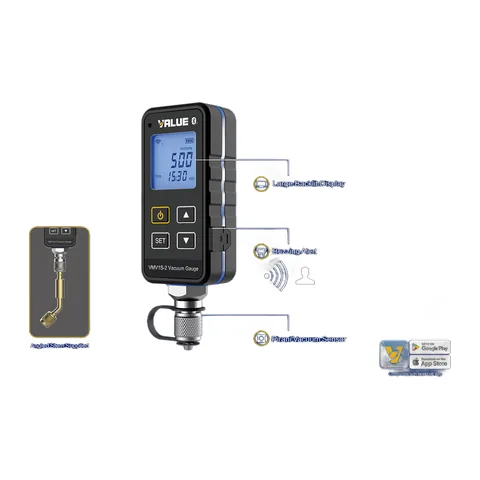 Đồng hồ đo chân không Bluetooth VALUE VMV1S-2