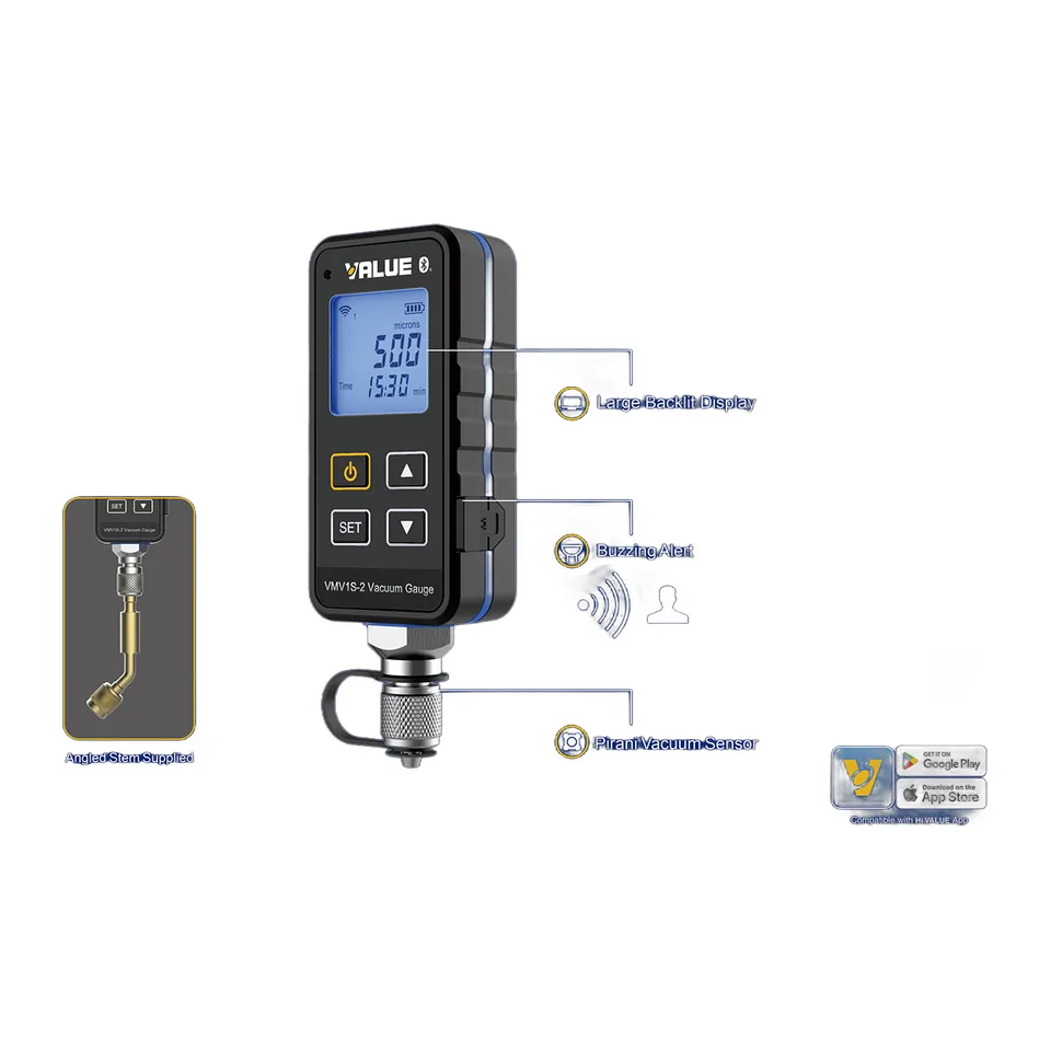 Đồng hồ đo chân không Bluetooth VALUE VMV1S-2