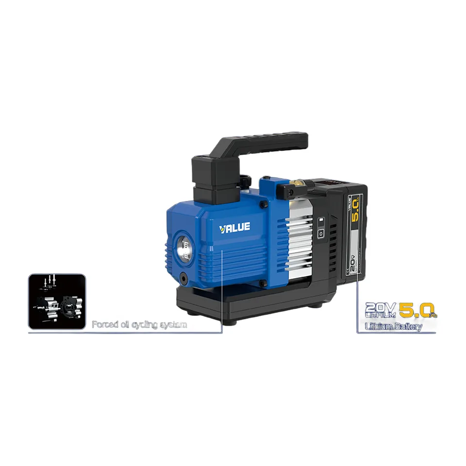 Bơm hút chân không dùng pin VALUE VRP-2DELi 2 cấp