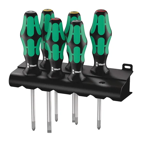 Wera 105650 - Bộ Tô Vít Kraftform Plus 334/6 Mũi Khắc Lazer 6 Cây