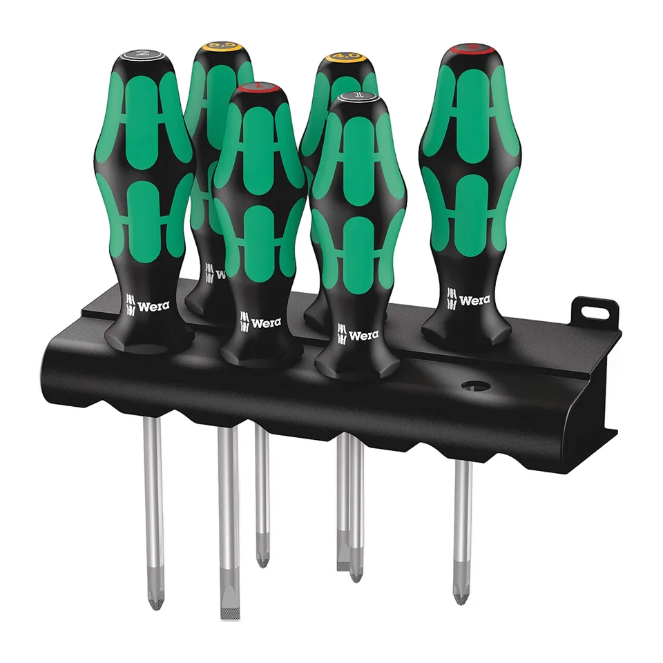 Wera 105650 - Bộ Tô Vít Kraftform Plus 334/6 Mũi Khắc Lazer 6 Cây