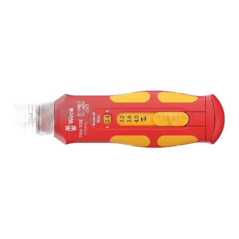 Wera 7516 VDE Kraftform Safe-Torque Speed Torque 2.4-4.0 Nm - Mã Sản Phẩm 075876