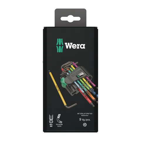 Wera 967/9 TX BO Multicolour Bộ Lục Giác Hoa Thị Đầu Có Lỗ - Mã Sản Phẩm 073599