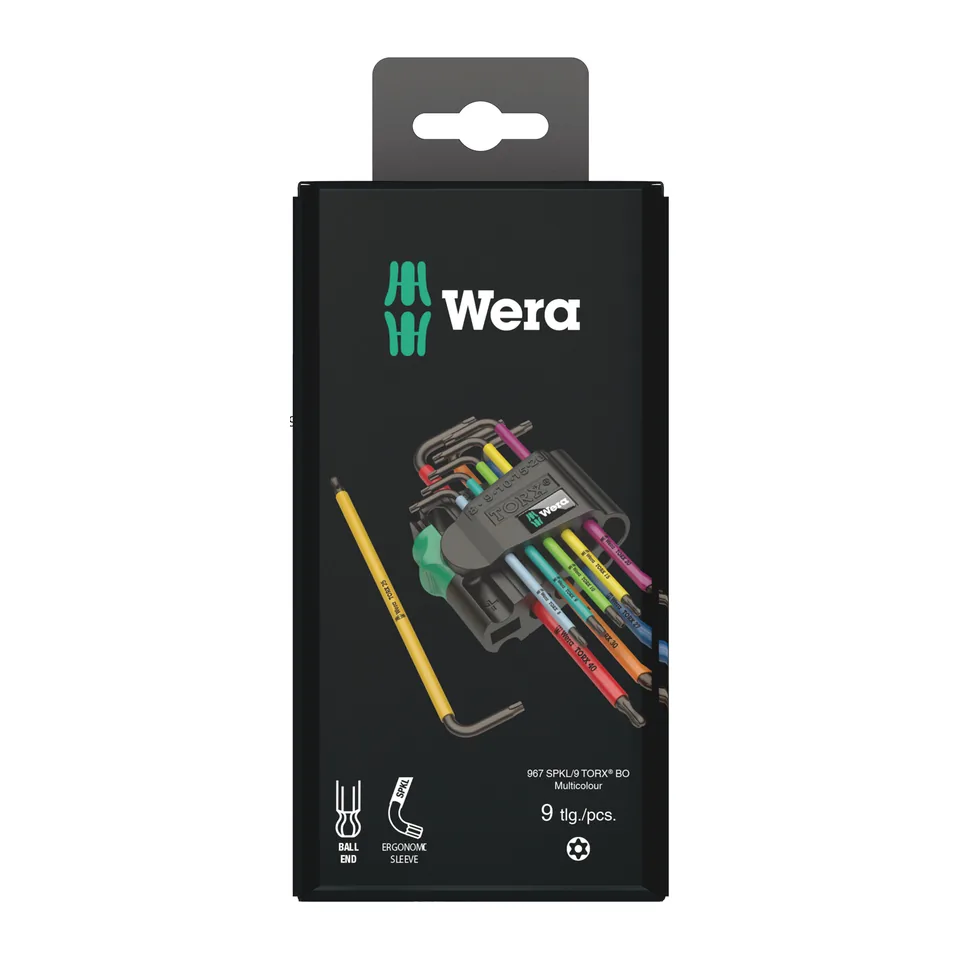 Wera 967/9 TX BO Multicolour Bộ Lục Giác Hoa Thị Đầu Có Lỗ - Mã Sản Phẩm 073599