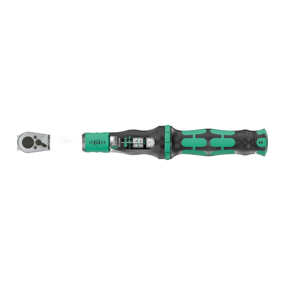Wera Click-Torque Lock A 6 Cần Siết Lực 2.5-25 Nm Dùng Mũi Bits 1/4" - Mã 075691